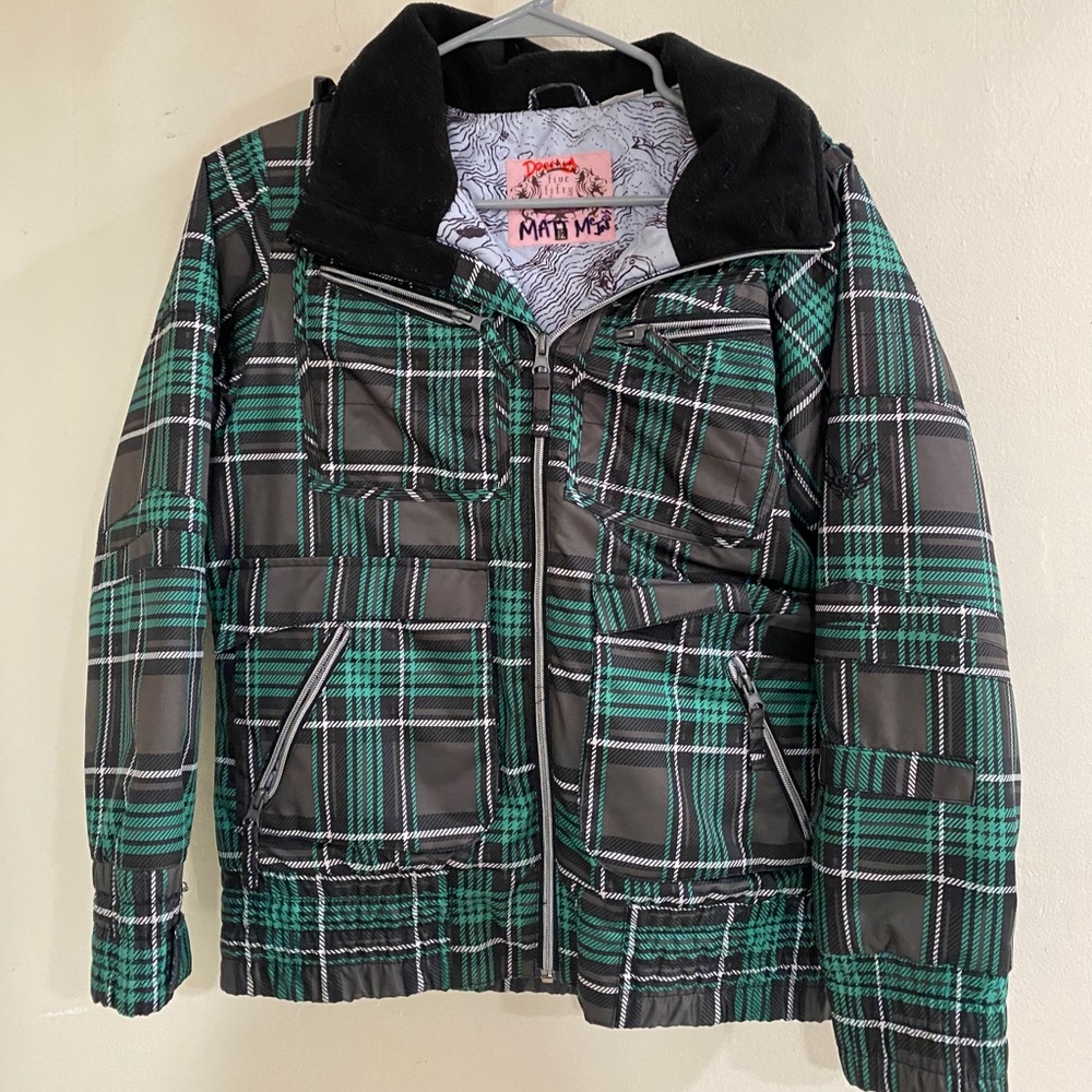 Green & Black Snow jacket